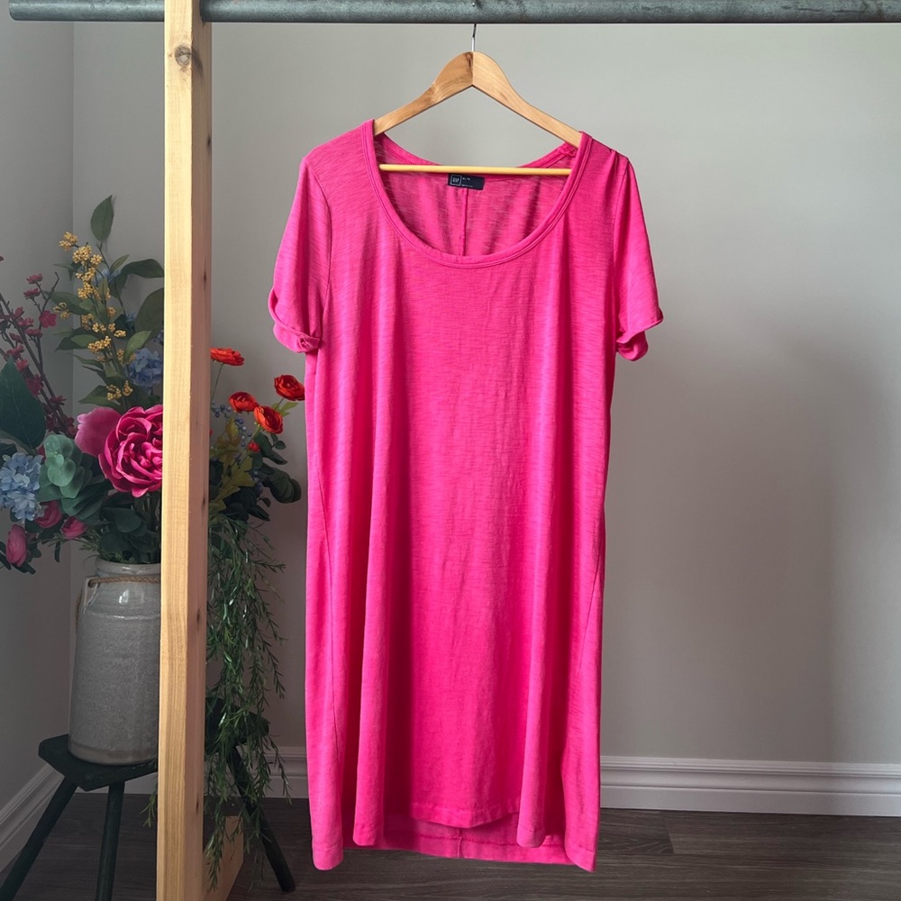 Gap XL Pink Shirt Dress